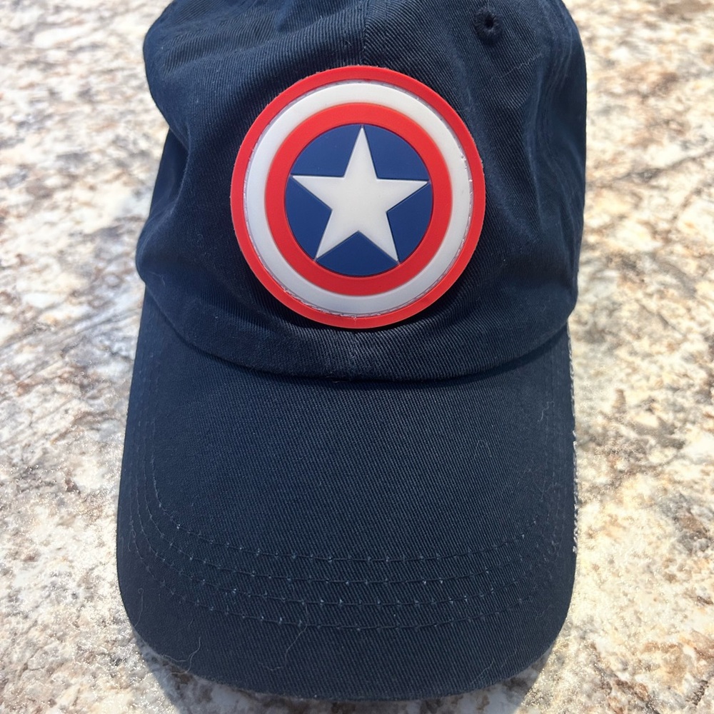 Marvel Captain America Universal Studios Navy Blue Cap